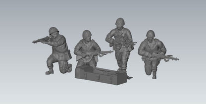 WWII Japanese Navy Paratroopers Assault Team (4 models) Various Scales Historical Wargaming (US tariffs are pre-paid by us)