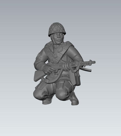WWII Japanese Navy Paratroopers Assault Team (4 models) Various Scales Historical Wargaming