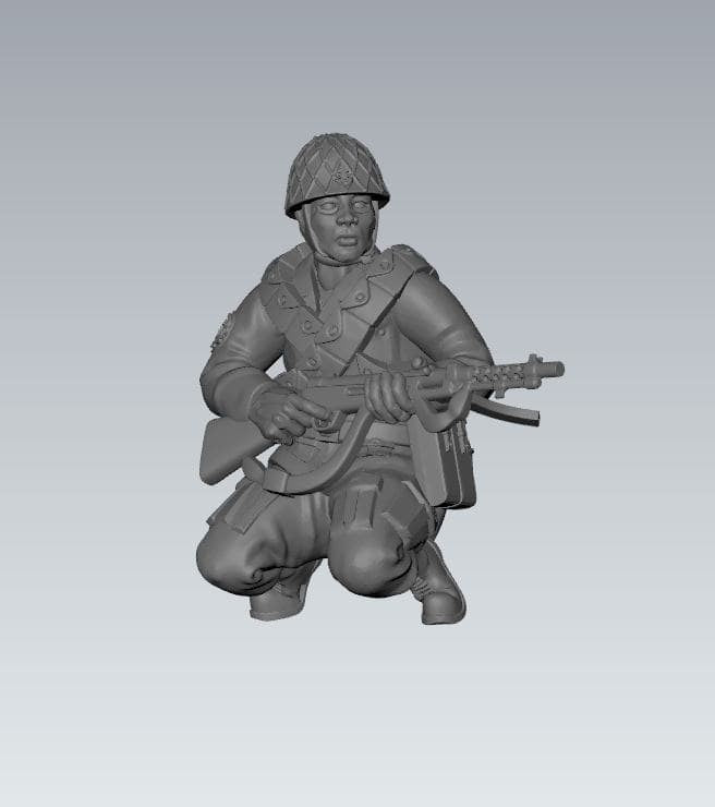 WWII Japanese Navy Paratroopers Assault Team (4 models) Various Scales Historical Wargaming (US tariffs are pre-paid by us)