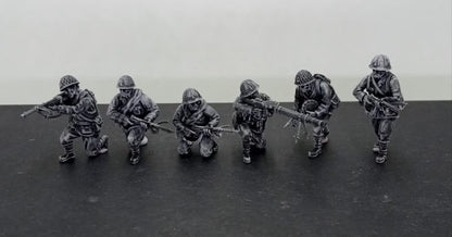 WWII Japanese Assault SNLF Squad (6 models) Various Scales Historical Wargaming