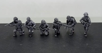 WWII Japanese SNLF Assault Squad (6 models) Various Scales Historical Wargaming