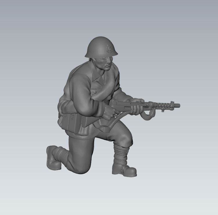 WWII Japanese SNLF Assault Squad (6 models) Various Scales Historical Wargaming