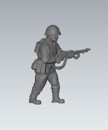 WWII Japanese Assault SNLF Squad (6 models) Various Scales Historical Wargaming (US tariffs are pre-paid by us)