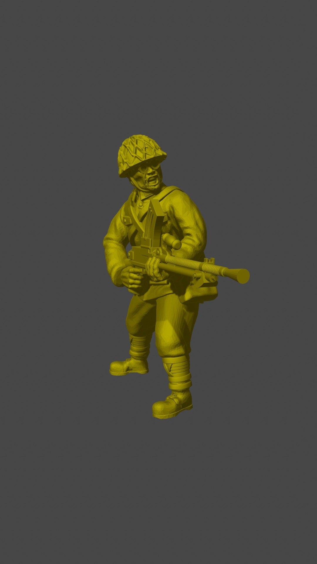 WWII Japanese LMG Team (4 models) Various Scales Historical Wargaming (US tariffs are pre-paid by us)