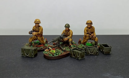 WWII Japanese Type 92 MMG Team (3 models) Various Scales Historical Wargaming