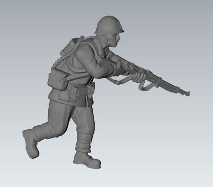 WWII Japanese SNLF Squad (5 models) Various Scales Historical Wargaming