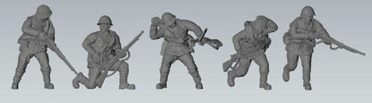 WWII Japanese SNLF Squad (5 models) Various Scales Historical Wargaming (US tariffs are pre-paid by us)