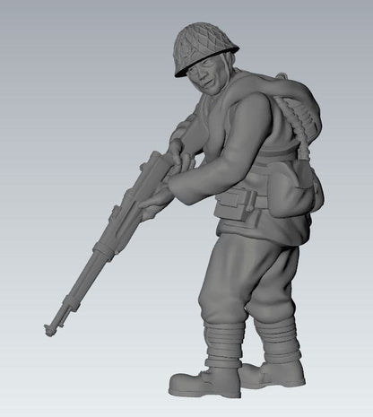 WWII Japanese SNLF Squad (5 models) Various Scales Historical Wargaming