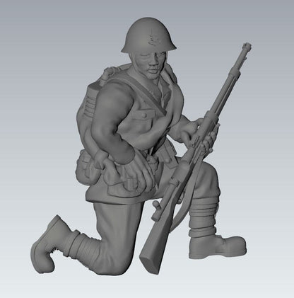 WWII Japanese SNLF Squad (5 models) Various Scales Historical Wargaming