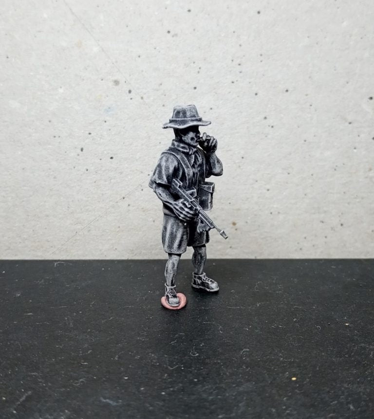 WWII Asian Native Irregular Fighters (6 models) Various Scales Historical Wargaming