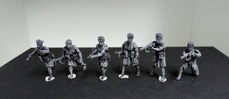 WWII Papuan Fighters (6 models) Various Scales Historical Wargaming (US tariffs are pre-paid by us)