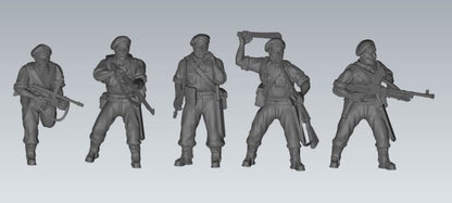 WWII Australian Independent Company Squad (9 models) Various Scales Historical Wargaming