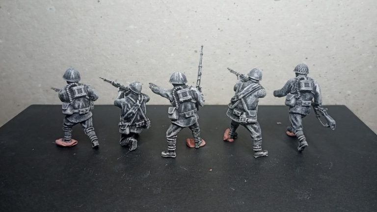WWII Japanese Special Naval Landing Force Riflemen (5 models) Various Scales Historical Wargaming (US tariffs are pre-paid by us)