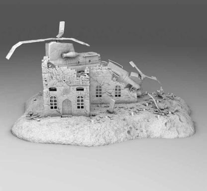 Wargaming Terrain 28mm /Chain of Command Crashed Chinook