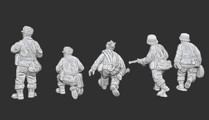 WWII Finnish Summer Command 1st Wave Squad (5 models) Various Scales Historical Wargaming (US tariffs are pre-paid by us)
