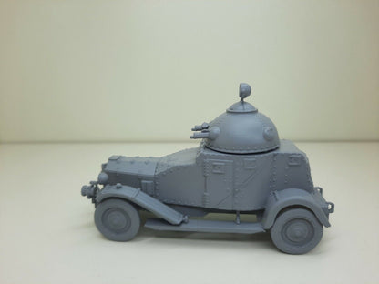 WWII British Vickers Crossley Armoured Car Various Scales Historical Wargaming (US tariffs are pre-paid by us)