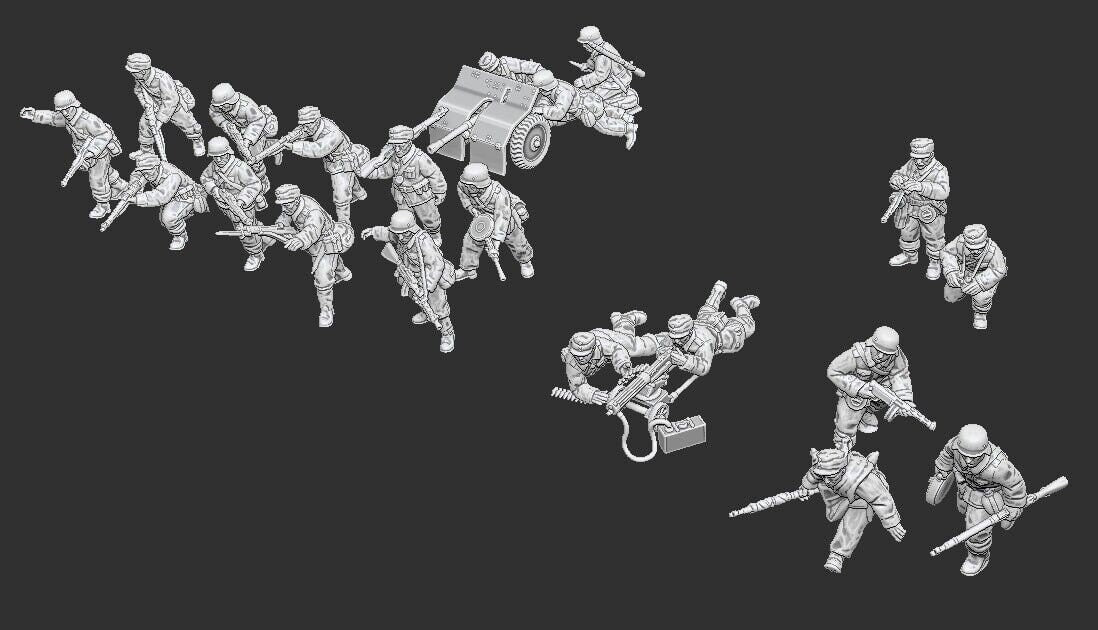 WWII Summer Finnish Soldiers 1st Wave Bundle Various Scales Historical Wargaming (US tariffs are pre-paid by us)