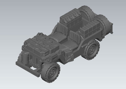 WWII British SAS LRDG Jeep Various Scales Historical Wargaming