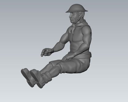 WWII British 8th Army Generic Gun Crew British Various Scales Historical Wargaming (US tariffs are pre-paid by us)