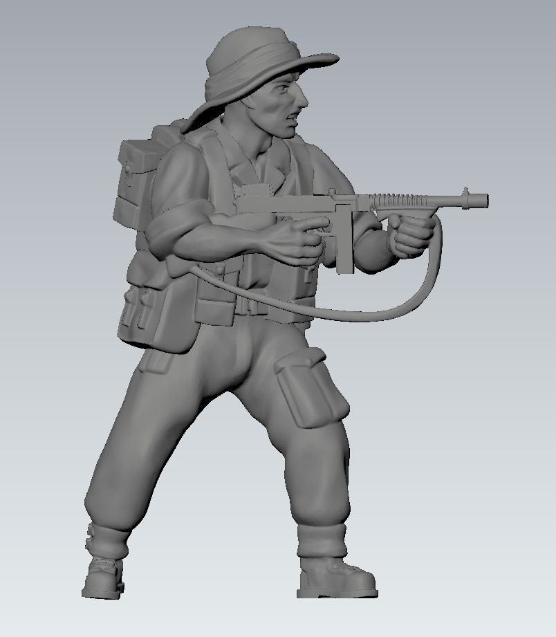 WWII British Chindit Combat Squad (7 models) Various Scales Historical Wargaming