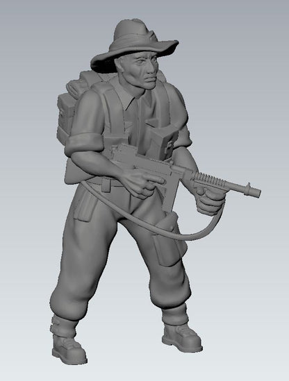 WWII British Chindit Combat Squad (7 models) Various Scales Historical Wargaming