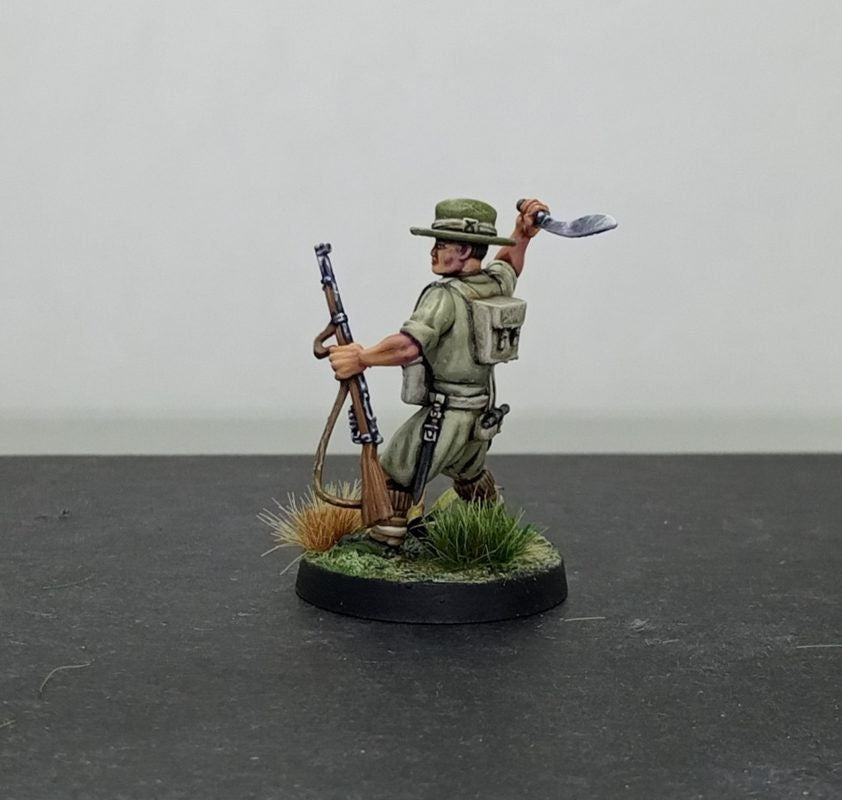 WWII Gurkha Combat Squad (8 models) Various Scales Historical Wargaming