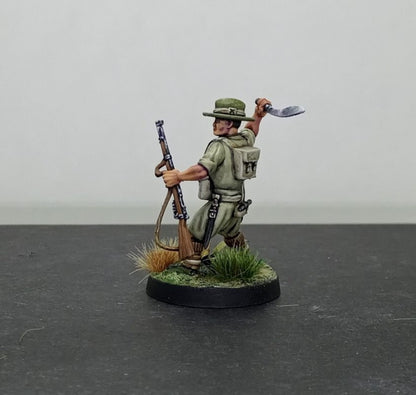 WWII Gurkha Combat Squad (8 models) Various Scales Historical Wargaming