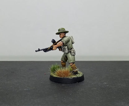 WWII Gurkha Combat Squad (8 models) Various Scales Historical Wargaming (US tariffs are pre-paid by us)