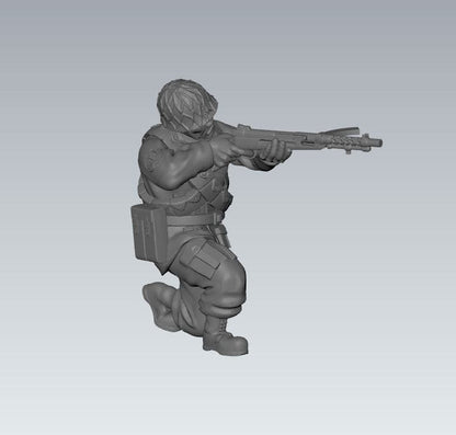 WWII Japanese Navy Paratroopers Assault Team (4 models) Various Scales Historical Wargaming