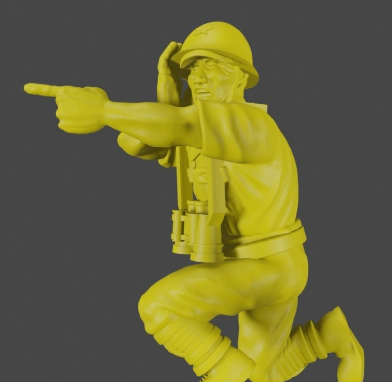 WWII Japanese 81 mm Medium Mortar with Crew (4 models) Various Scales Historical Wargaming (US tariffs are pre-paid by us)