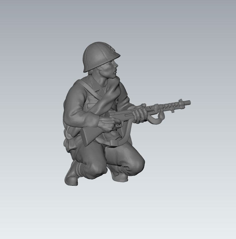 WWII Japanese Assault SNLF Squad (6 models) Various Scales Historical Wargaming (US tariffs are pre-paid by us)