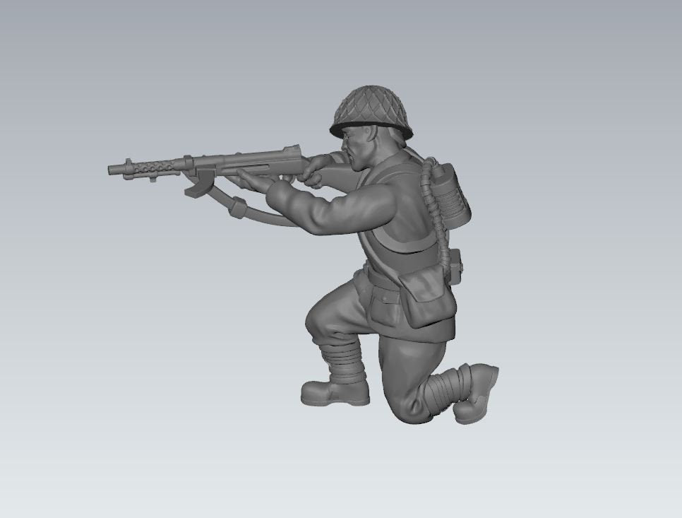 WWII Japanese Assault SNLF Squad (6 models) Various Scales Historical Wargaming (US tariffs are pre-paid by us)