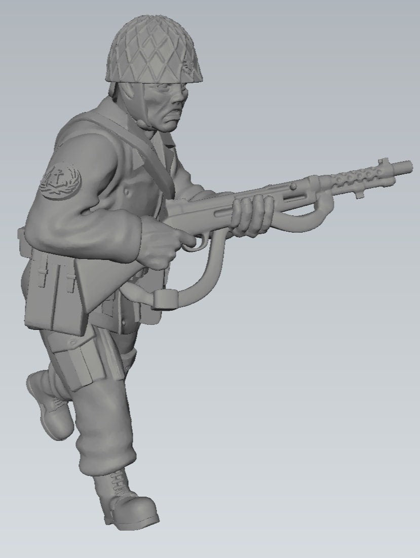 WWII Japanese Navy Paratroopers Squad (7 models) Various Scales Historical Wargaming (US tariffs are pre-paid by us)