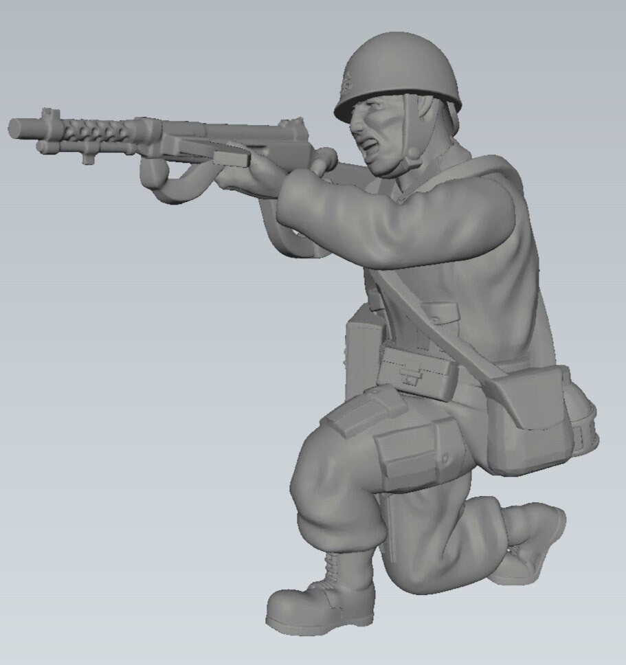 WWII Japanese Navy Paratroopers Squad (7 models) Various Scales Historical Wargaming