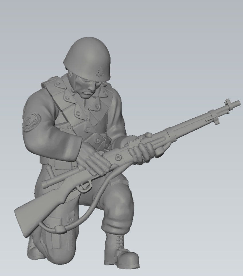 WWII Japanese Navy Paratroopers Squad (7 models) Various Scales Historical Wargaming (US tariffs are pre-paid by us)