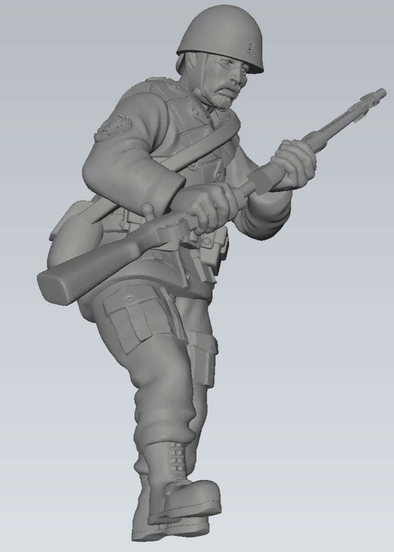 WWII Japanese Navy Paratroopers Squad (7 models) Various Scales Historical Wargaming (US tariffs are pre-paid by us)