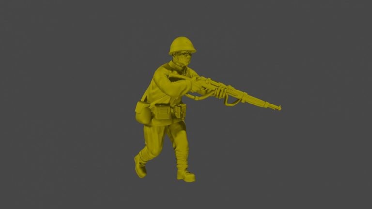 WWII Japanese Riflemen Squad (5 models) Various Scales Historical Wargaming