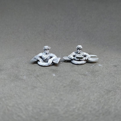 WWII Japanese Tank Crew (8 models) Various Scales Historical Wargaming (US tariffs are pre-paid by us)