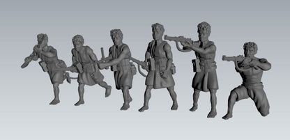 WWII Papuan Fighters (6 models) Various Scales Historical Wargaming (US tariffs are pre-paid by us)