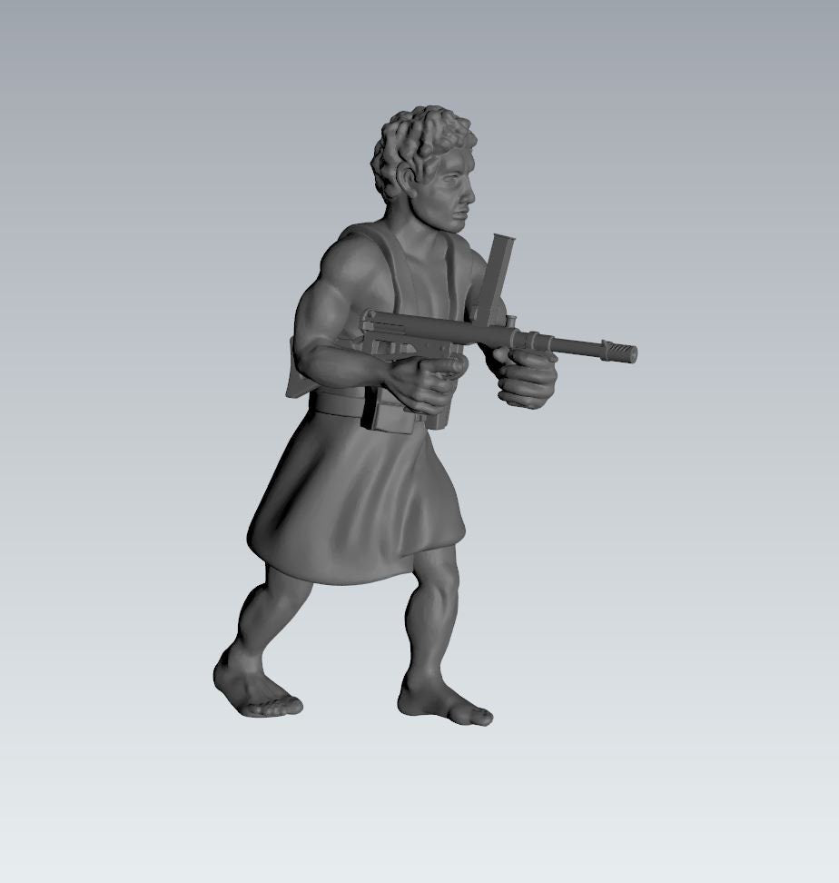 WWII Papuan Fighters (6 models) Various Scales Historical Wargaming (US tariffs are pre-paid by us)