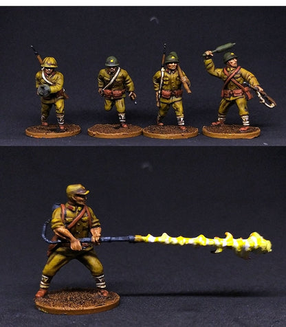 WWII Japanese Demolition Team (5 models) Various Scales Historical Wargaming (US tariffs are pre-paid by us)