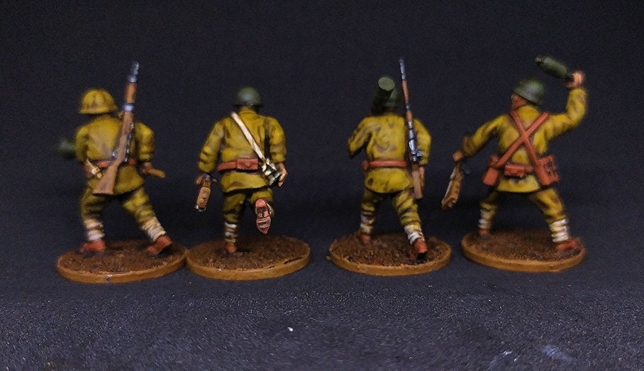 WWII Japanese Demolition Team (5 models) Various Scales Historical Wargaming (US tariffs are pre-paid by us)