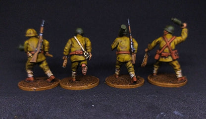 WWII Japanese Demolition Team (5 models) Various Scales Historical Wargaming (US tariffs are pre-paid by us)