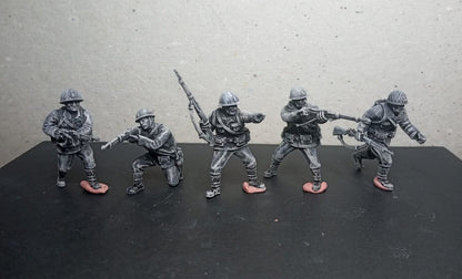 WWII Japanese Special Naval Landing Force Riflemen (5 models) Various Scales Historical Wargaming (US tariffs are pre-paid by us)