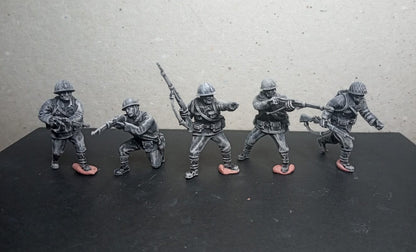 WWII Japanese Special Naval Landing Force Riflemen (5 models) Various Scales Historical Wargaming