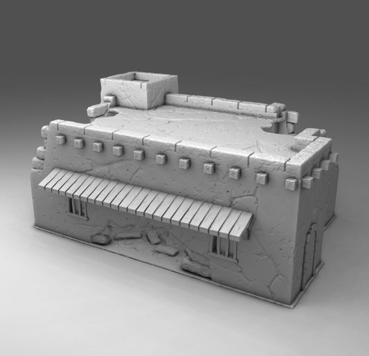 Wargaming Terrain Arab Building 2 with Scenic Base Various Scales Historical Wargaming
