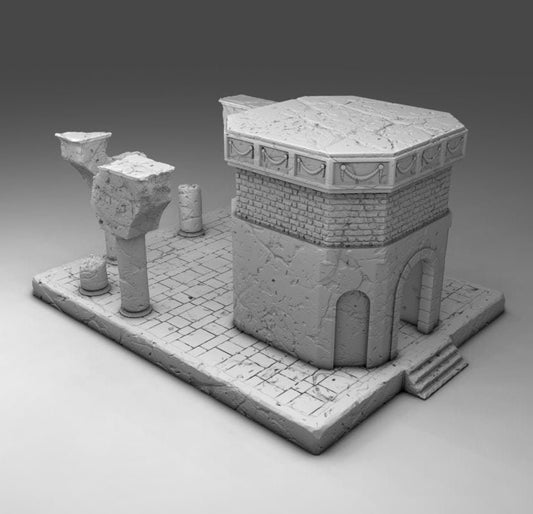 Wargaming Terrain Arab Building 3 Various Scales Historical Wargaming