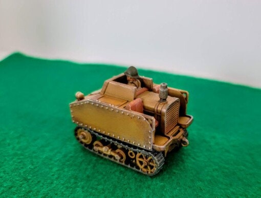 WWII Belgian Vickers B Utility Tractor Various Scales Historical Wargaming
