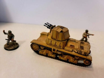 WWII Italian M15-42 tank + AA turret Various Scales Historical Wargaming