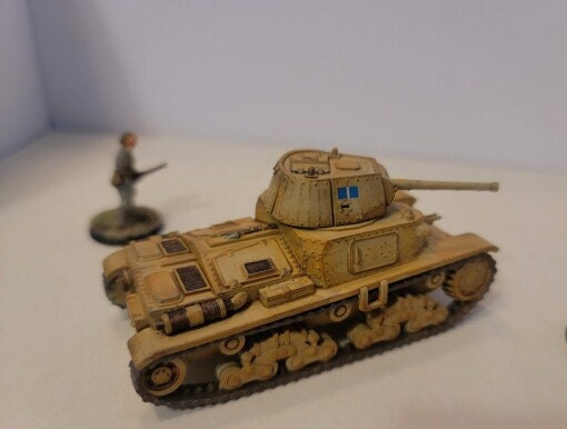 WWII Italian M15-42 tank + AA turret Various Scales Historical Wargaming